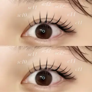 マツエク・マツパ salond'eve 三軒茶屋のマツエク・マツパデザイン