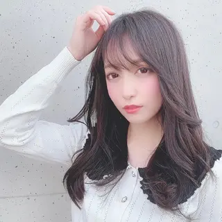 ロング カラー ✨️美髪矯正×似合わ せ艶カラー✨藤田透のヘアスタイル