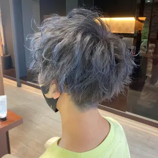 カラー メンズ 一ノ瀬 蘭のヘアスタイル