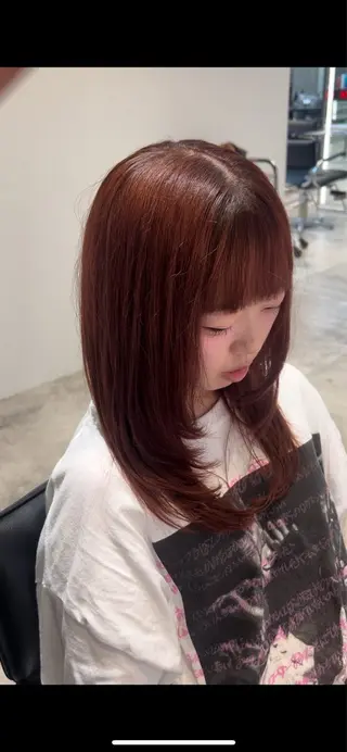 セミロング fifth 安次富　泰雅のヘアスタイル