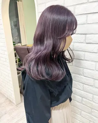 ロング カラー ヘアアレンジ ブリーチなし/ レイヤー🌿runaのヘアスタイル