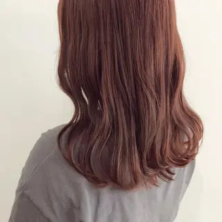 ミディアム カラー お洒落パーマ/ 艶カラー/michiのヘアスタイル