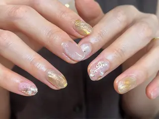 ネイル fumina 💚💛のネイルデザイン