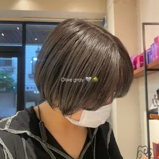 ショート カラー こいき/ブラウン・ 暖色/艶カラー🎀✨のヘアスタイル