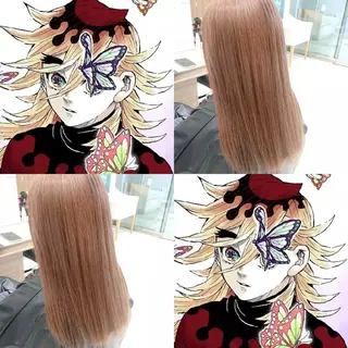 ロング カラー あらげ 🌈推しカラー🌈ᵕのヘアスタイル