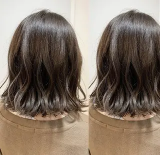 ミディアム カラー box mico. mutsumiのヘアスタイル