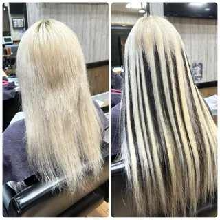 ロング エクステ×ハイトーン 🌈KEISUKEのヘアスタイル