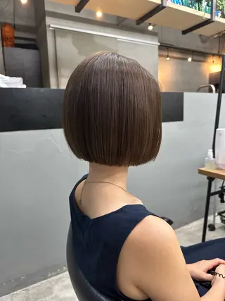 ショート 髪質改善/美髪矯正/ 小顔ボブNANAのヘアスタイル
