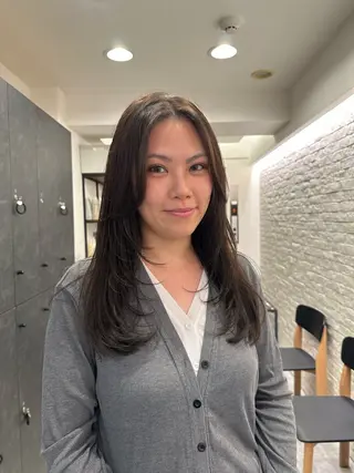 セミロング カラー 銀座/ヘアセット シマムラ ミホのヘアスタイル