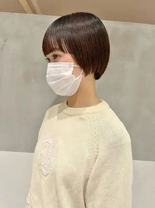 ショート minami🪷 暖色カラーのヘアスタイル