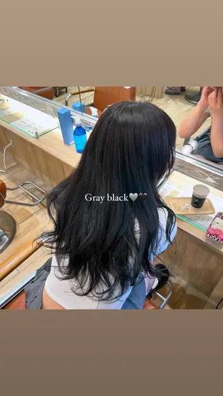 ロング カラー 顔周りレイヤーカット /髪質改善/ゆう🤍のヘアスタイル