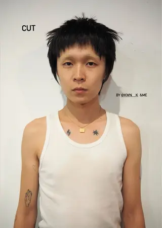 ショート メンズ dot+lim所属・Kawano Kaitoのヘアスタイル