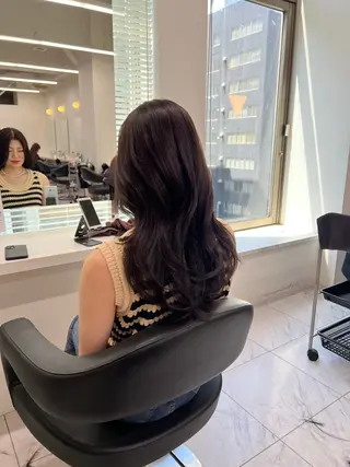 セミロング カラー 韓国レイヤーカット /REIのヘアスタイル