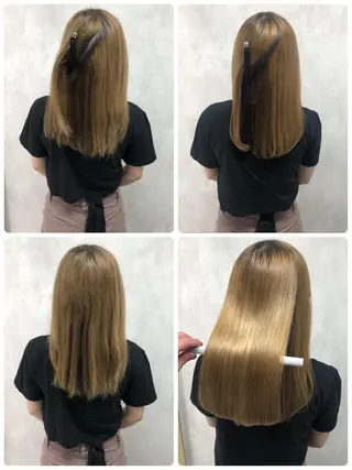 ミディアム 満足度⭕️縮毛矯正師 谷口にお任せを👍のヘアスタイル