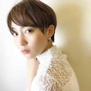 ショート 岡山 亮介のヘアスタイル
