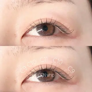 マツエク・マツパ ICON.whip所属・Aya ICON.whipのマツエク・マツパデザイン