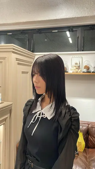 カラー とば みゆうのヘアスタイル