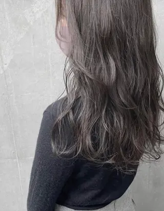 ミディアム カラー ケア剤オタク×海外 ヘア長谷川裕起のヘアスタイル