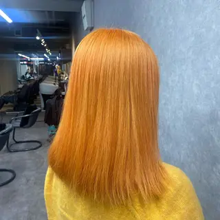 カラー Seleneコウキ ブリーチ/ハイトーンのヘアスタイル