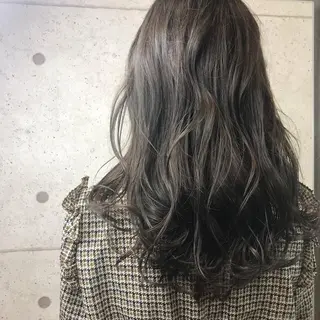 セミロング カラー 店長 大方康暉のヘアスタイル