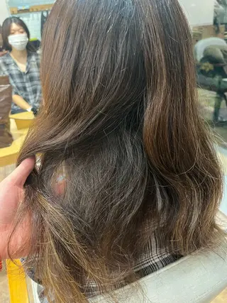 ロング パーマ 🎀みさき🎀 韓国レイヤー ボブ♡のヘアスタイル