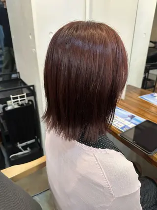 ミディアム カラー 横浜/ボブ/ ショート/はやとのヘアスタイル