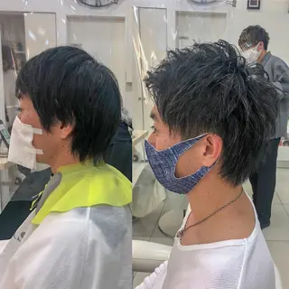 パーマ メンズ ✨️ツヤ髪✨️ 💫髪質改善💫間宮のヘアスタイル
