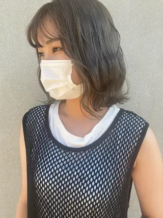 カラー AYANE 韓国ヘア /レイヤーカットのヘアスタイル