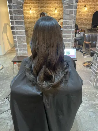 ロング カラー ACROあべの店所属・艶カラー/インナー /グラデ/大西小百合のヘアスタイル