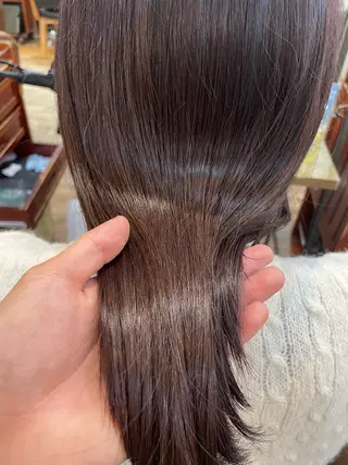 セミロング at'Lav by belle所属・🕊️あやか ロングカット/メンズのヘアスタイル