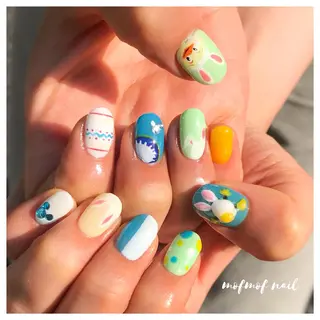 ネイル mofmofnail 🌿shimizuのネイルデザイン