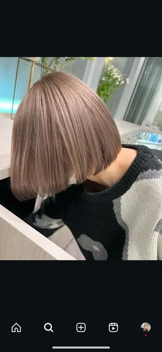 ショート カラー HEW所属・Sanaダブルカラー ✨️パルコ徒歩1分のヘアスタイル