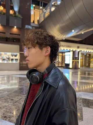 パーマ パーマモデル募集 /梅田/宿谷真那斗のヘアスタイル