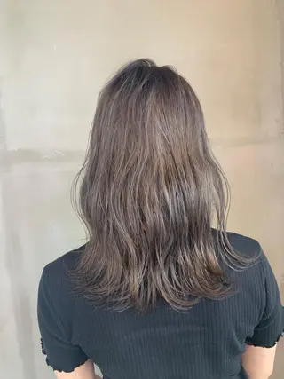 ミディアム 河野 圭三のヘアスタイル