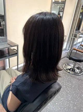 セミロング 髪質改善⭐️縮毛矯正 吉祥寺⭐️Rinaのヘアスタイル