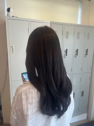 ロング カラー ヘアアレンジ Grandoll Luxe所属・大神 鈴夏のヘアスタイル