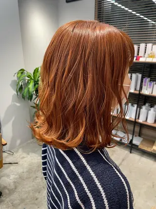 ミディアム SAEKI【ior 】北千住店ブリーチのヘアスタイル