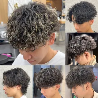 パーマ メンズ 渋谷サーフカール アメカジ美容師のヘアスタイル