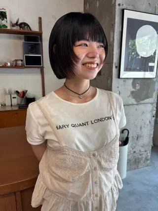 ショート 永田 愛莉のヘアスタイル