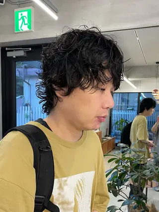 パーマ メンズ 【ブリーチ特化】 イマダナツミのヘアスタイル