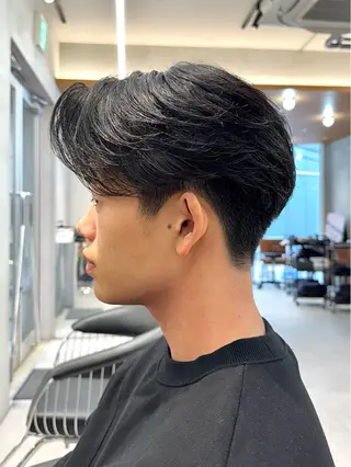 メンズ nicoTOKYO 原宿所属・センターパート /メンズ/海野颯生のヘアスタイル