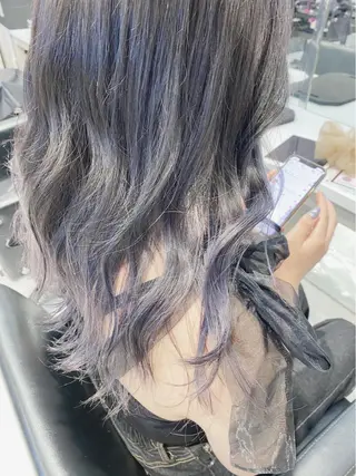 セミロング カラー ヘアアレンジ 🩰nanaka 🩰のヘアスタイル