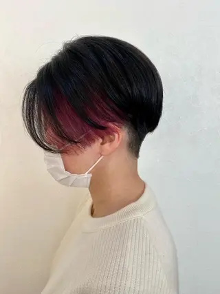 ショート カラー ✴︎ヒラガカナ✴︎ ECLAT HAIRのヘアスタイル