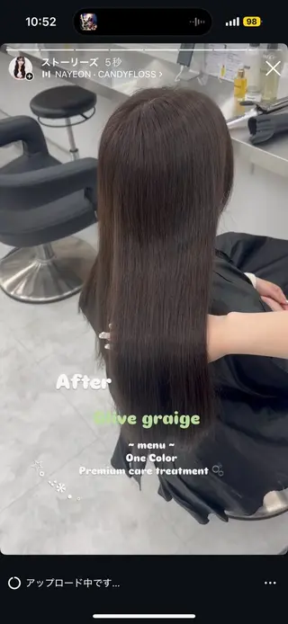 セミロング カラー 🎀愛されgirly ヘア🫧Ayakaのヘアスタイル