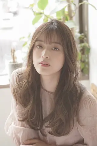 ロング カラー 骨格/顔タイプ/ パーソナルカラー菅原のヘアスタイル