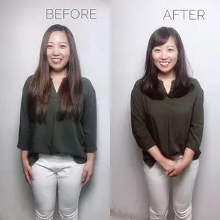 ロング カラー パーマ 岩田菜央 《武蔵小杉》のヘアスタイル