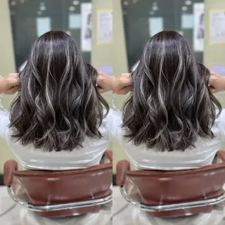 ミディアム Y Uのヘアスタイル