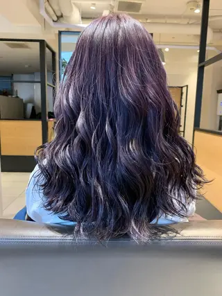 ロング カラー 🌿earth亀有店 【緑髪のノブ】🌿のヘアスタイル