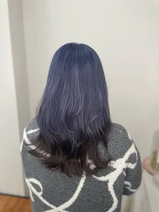 ロング カラー 萩原 加帆のヘアスタイル