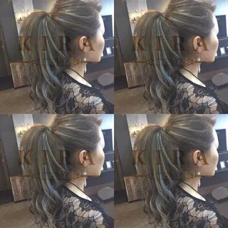 カラー ヘアアレンジ KIRA スズキ タクヤ/店長のヘアスタイル